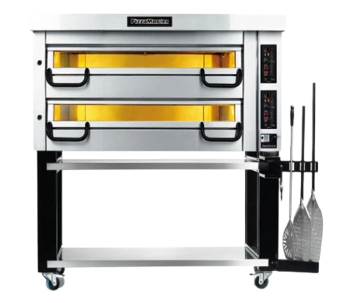 PIZZA MASTER PM922ED Horno de Pizza Eléctrico 2 Cavidades, 2 piedras