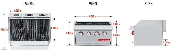 Asador Coriat ACH-2 PETIT