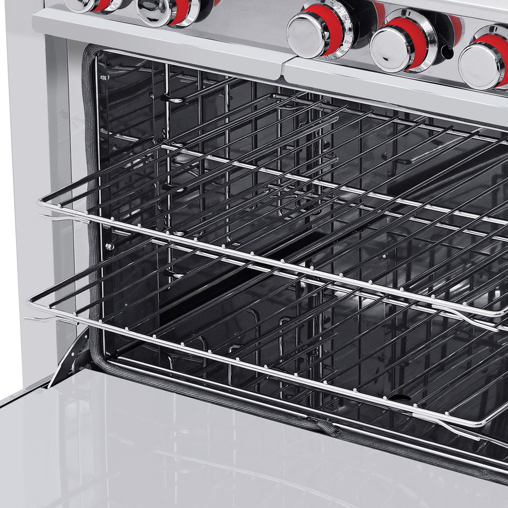 CORIAT EC-4-HG DE PISO HD PREMIUM Estufa a gas, con 4 quemadores extra grandes y 1 horno.