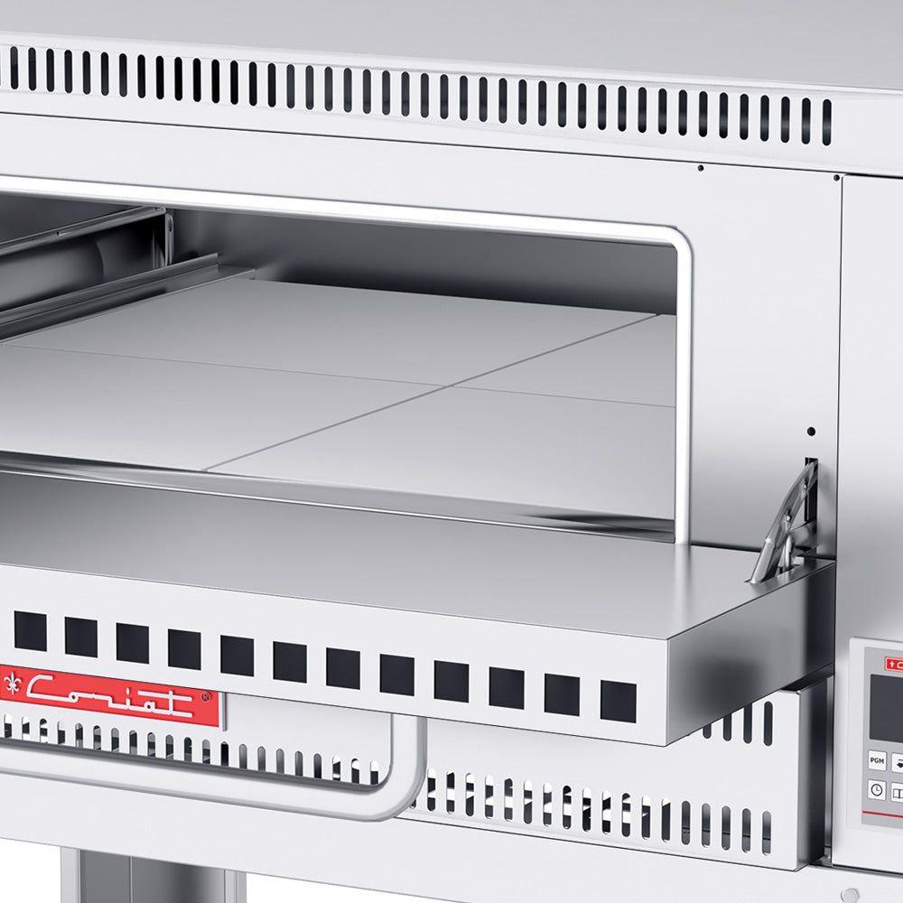 CORIAT PIZZA-4 MASTER PREMIUM Horno a gas, con capacidad para 4 pizzas de 40 cm.