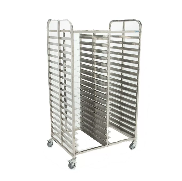 CARRO PORTA CHAROLAS DOBLE (ESPIGUERO) 36 CHAROLAS MIGSA BN-T07