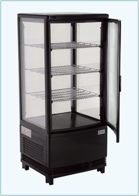 Refrigerador De Exhibicion Panoramico Cristal Curvo Migsa RT-78L 1R