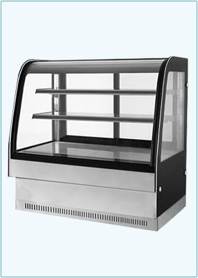 Vitrina Exhibidora Cristal Curvo SE-GN-1200C2/1500C2