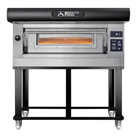 Moretti Forni Amalfi A C18 - Horno eléctrico de pizza de una sola gaveta, 25 5/8" x 40".