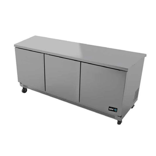 ASBER AUTR-72 HC MESA REFRIGERADA BAJO MOSTRADOR 3 PUERTAS SOLIDAS 18.2 PIES3