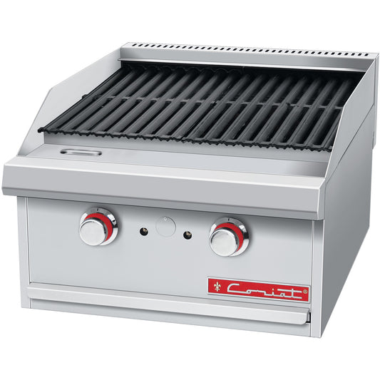 CORIAT ACV-2 DE MESA MASTER PREMIUM Asador a gas, con 2 parrillas reversibles.