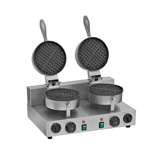 Wafflera Tipo Americana Doble 1,200W 120V Migsa UWB-2