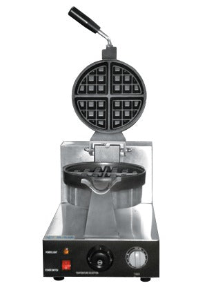 Wafflera Belga Giratoria 1,200W 120V Migsa UWBX-1
