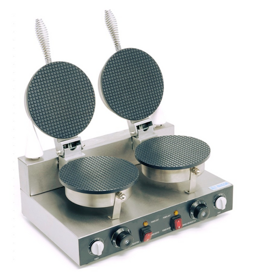 Cocinador De Conos Y Canastitas Doble 1,200W 120V Migsa ZU2